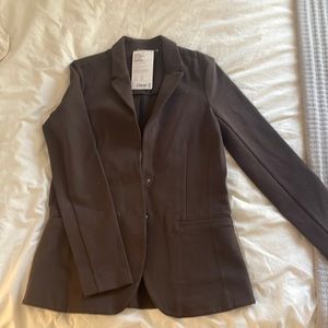 Athleta Venice Textured Suit (Brown, Size 8)